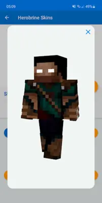 Herobrine skins android App screenshot 11