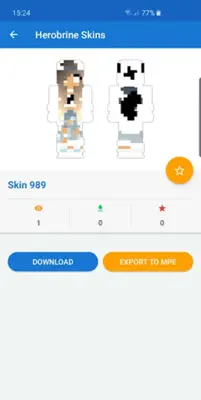 Herobrine skins android App screenshot 5