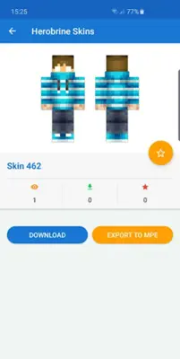 Herobrine skins android App screenshot 7